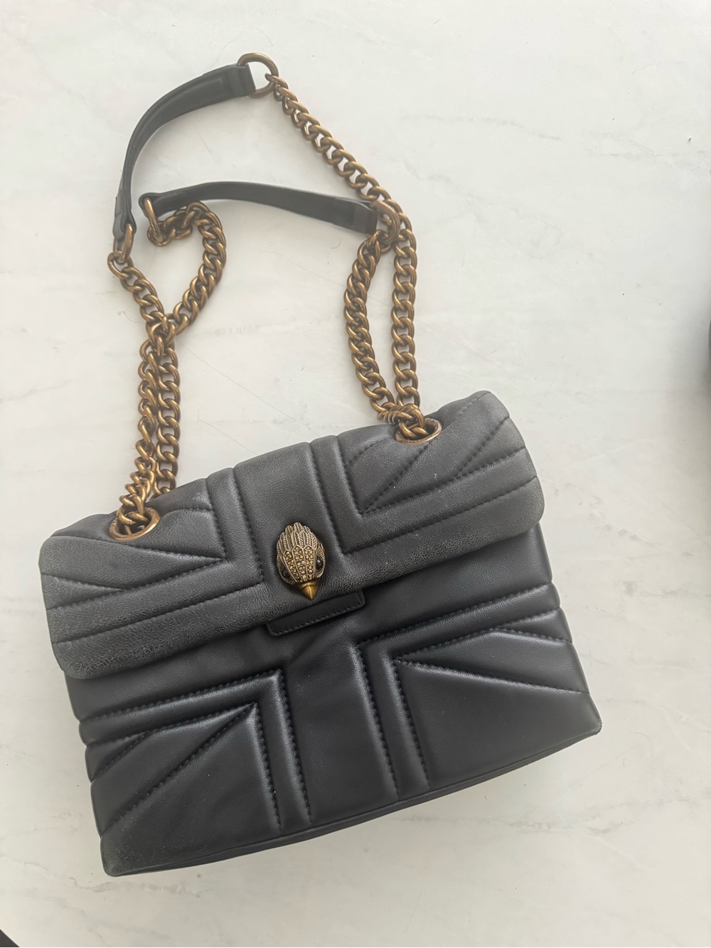 KURT GEIGER LONDON Kensington Quilted Crossbody Bag